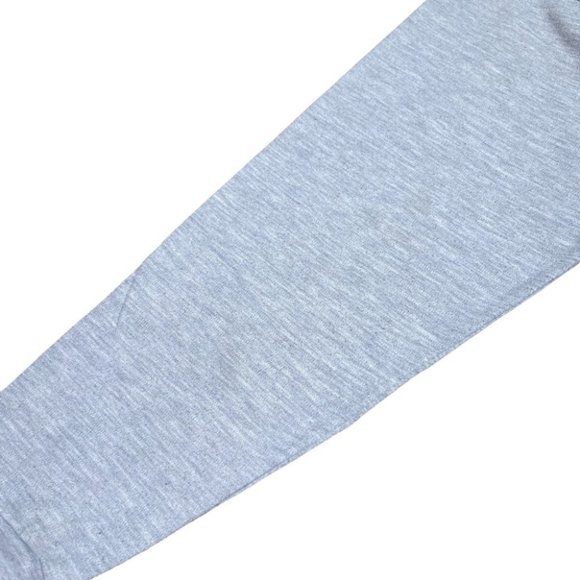 Vintage 80s Adidas Trefoil 3 Stripes Big Logo LongslT Shirt Gray Mens Medium - Picture 8 of 9